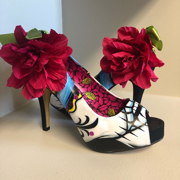 day of the dead high heels